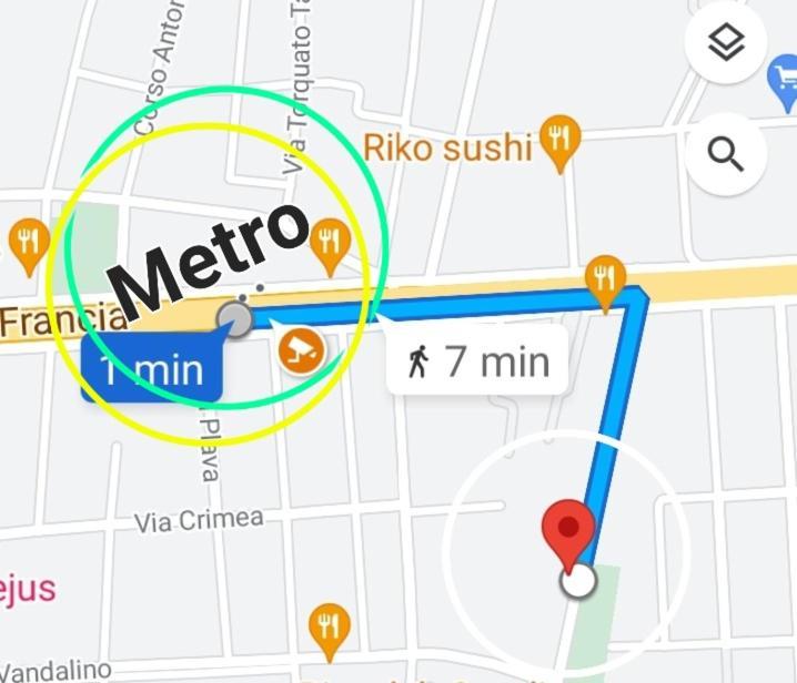 Apartament Sky Loft Nuovissimo Vicinanze Metro Turyn Zewnętrze zdjęcie